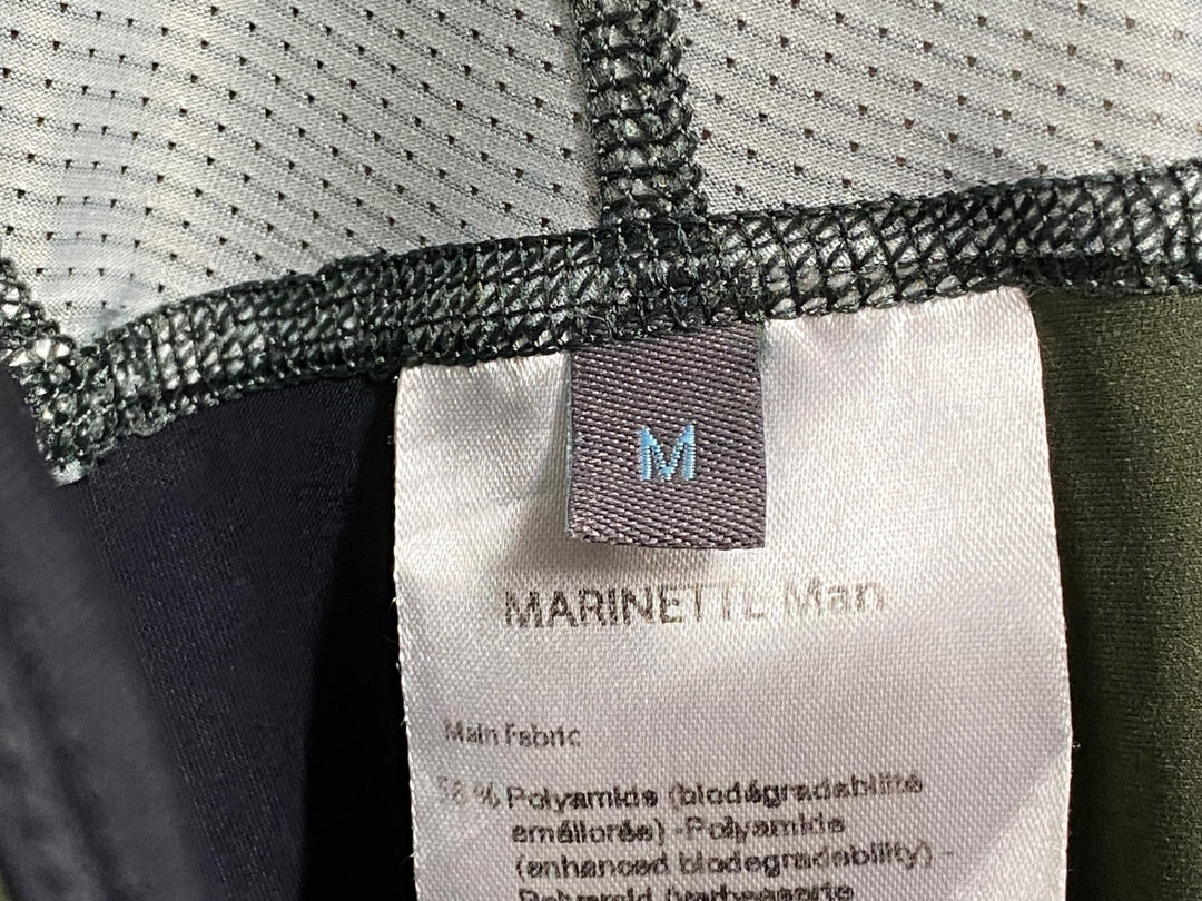 KD861 カフェドシクリステ Cafe du Cycliste MARINETTE Man ビブショーツ カーキ M 裏起毛