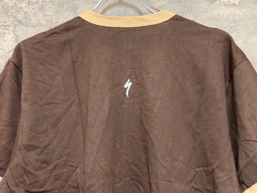 JM915 スペシャライズド SPECIALIZED 半袖 Tシャツ 茶 M