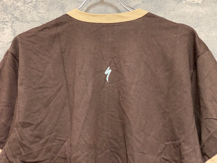 JM915 スペシャライズド SPECIALIZED 半袖 Tシャツ 茶 M