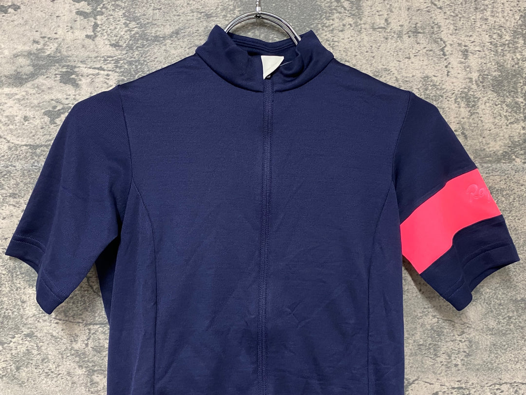 JH562 ラファ Rapha WOMEN'S CLASSIC JERSEY 半袖 サイクルジャージ 紫 XS