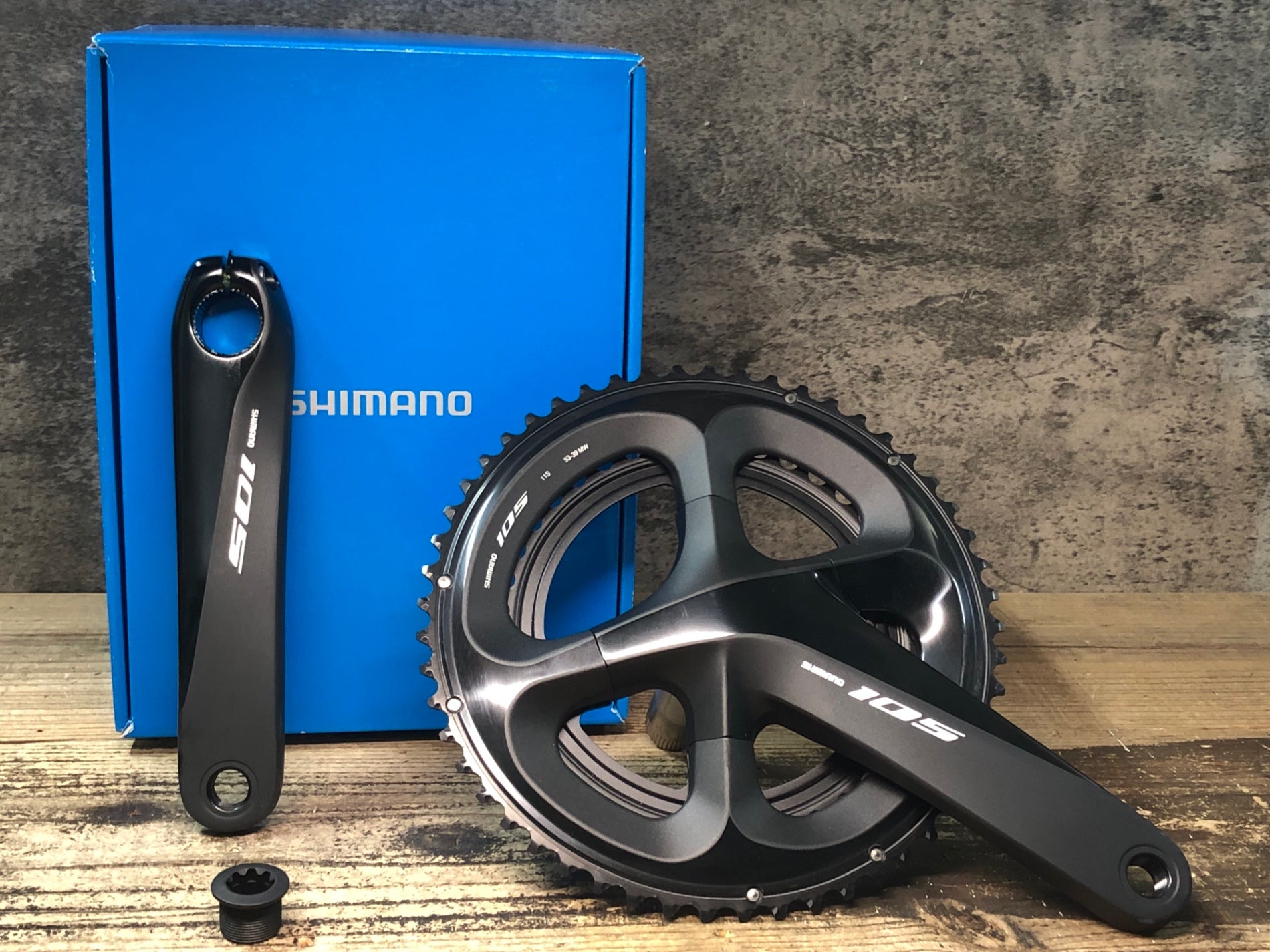 JR625 シマノ SHIMANO 105 FC-R7000 クランクセット 53/39T 170mm 黒