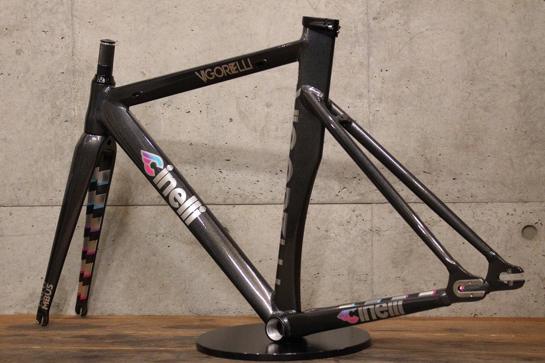 チネリ CINELLI ビゴレッリ VIGORELLI 2024年モデル XSサイズ ピスト アルミ フレームセット 【福岡店】