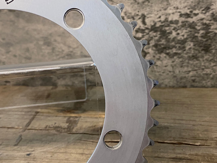 JJ558 スギノ Sugino MESSENGER チェーンリング シルバー 44T PCD130mm 厚歯