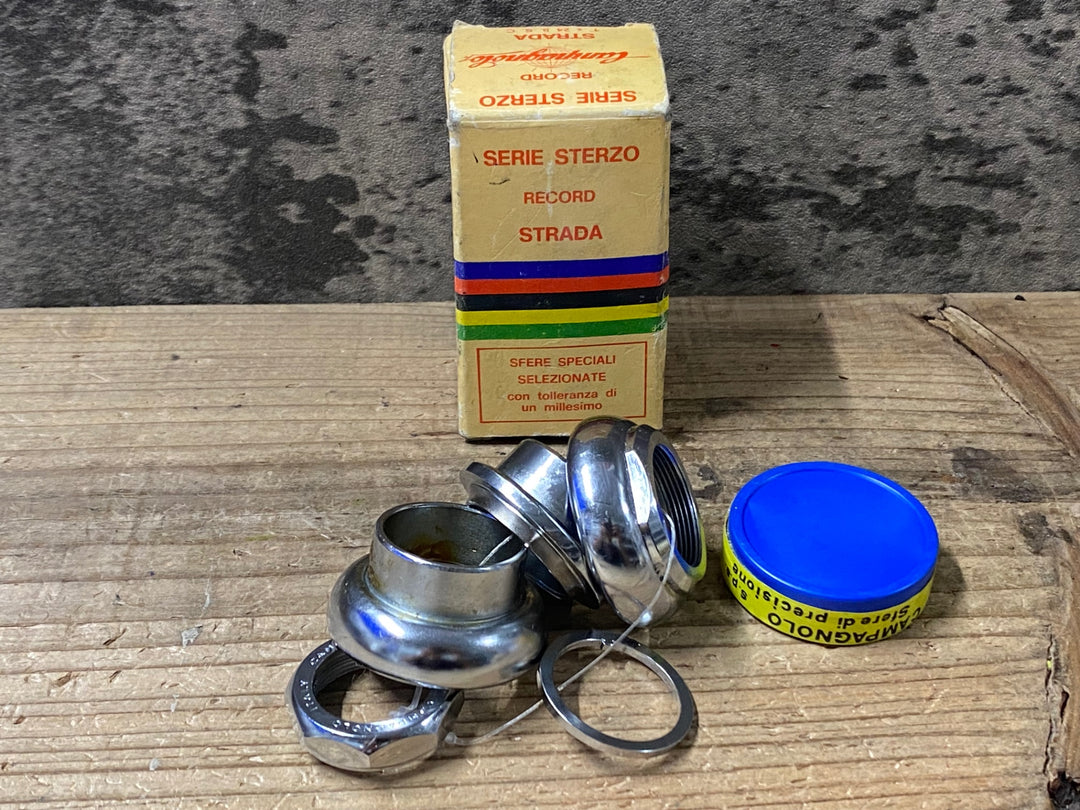 KO489 カンパニョーロ CAMPAGNOLO レコード Record 1"x24tpi-BRITISH ヘッドセット ヘッドパーツ ※グリス汚れ