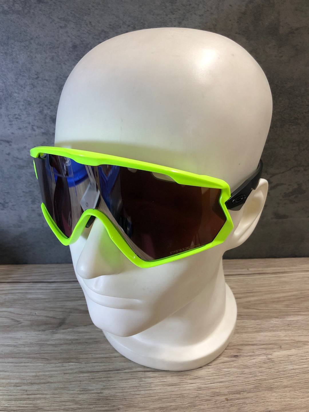 JS593 オークリー OAKLEY WINDJACKET 2.0 サングラス アイウェア 蛍光黄 黒 PRIZM ※レンズ剥離
