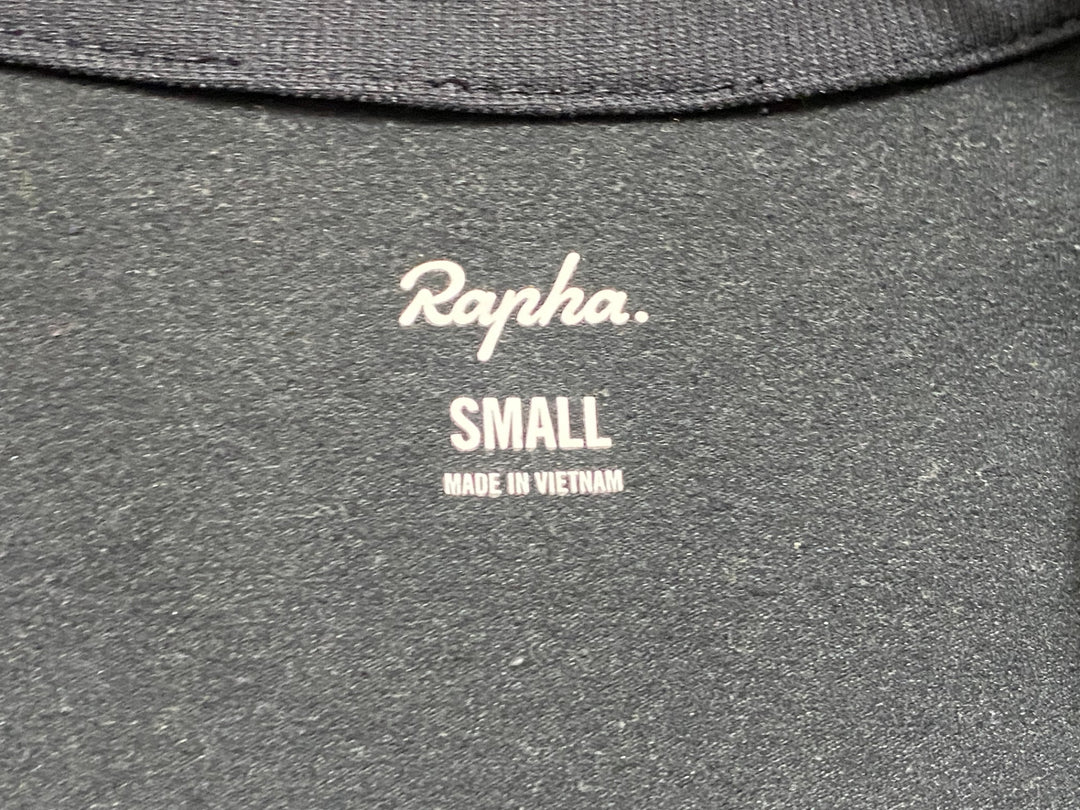 JS963 ラファ Rapha CORE LONG SLEEVE JERSEY 長袖 サイクルジャージ 黒 S 裏起毛