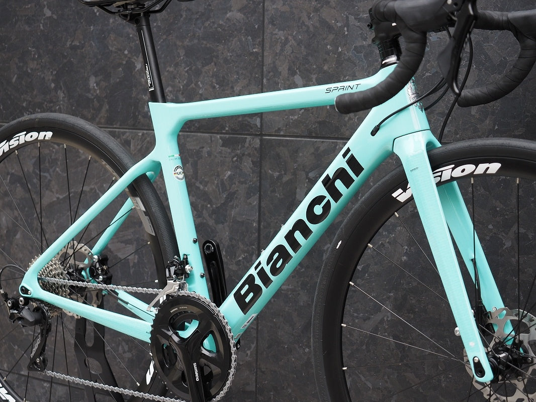 ビアンキ BIANCHI スプリント SPRINT DISC 2020モデル 50サイズ シマノ 105 R7020 MIX 油圧 11S カーボン ロードバイク 【福岡店】