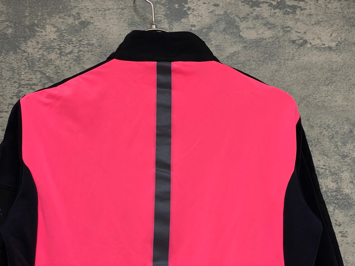 JX002 ラファ Rapha SOUPLESSE JACKET 長袖 サイクルジャケット 黒 S 裏起毛 レディース