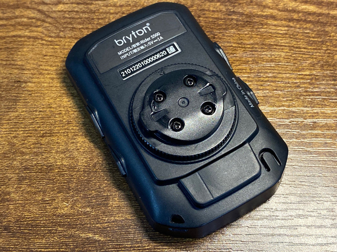 KP397 ブライトン bryton ライダー Rider S500 サイクルコンピューター 起動確認済み