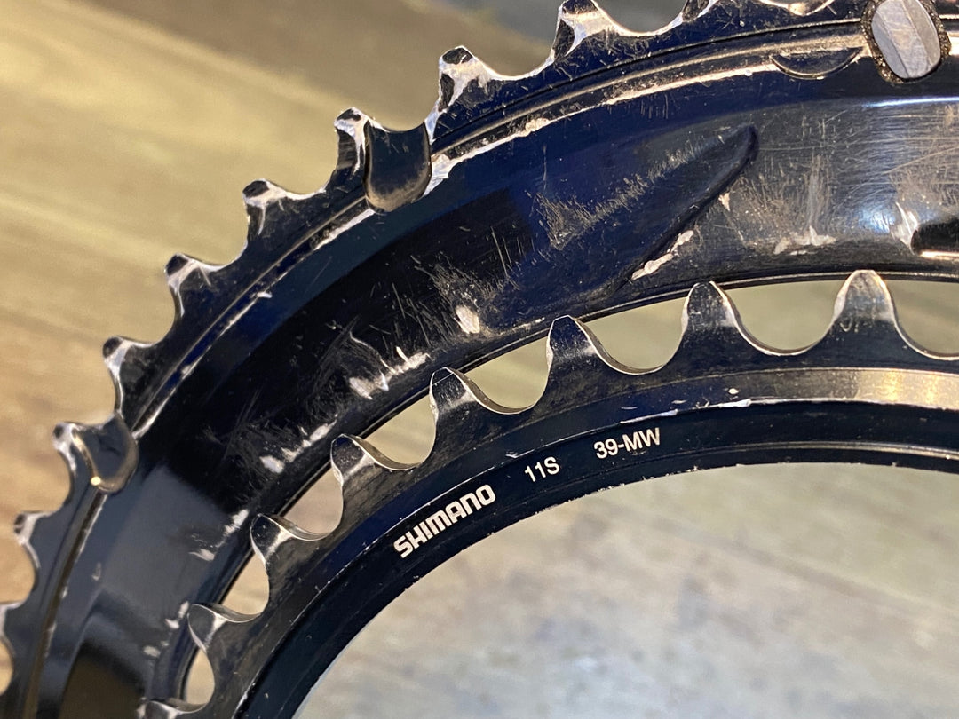 HA811 パイオニア Pioneer SGY-PM930H シマノ SHIMANO DURA-ACE FC-R9100 クランクセット 両側計測 172.5mm 11S 52-39T