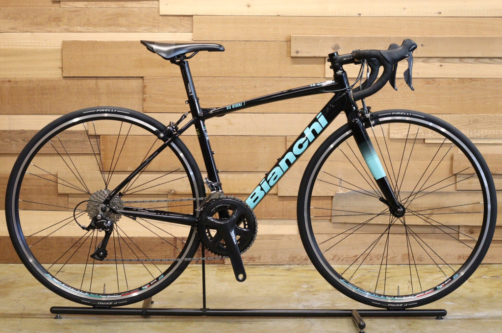 Bianchi ロードバイク 105 SHIMANO 7 NIRONE VIA ニローネ ヴィア 美品 Bianchi（ビアンキ） サイズ46 ヴィアニローネ7桜仕様　2021 自転車本体