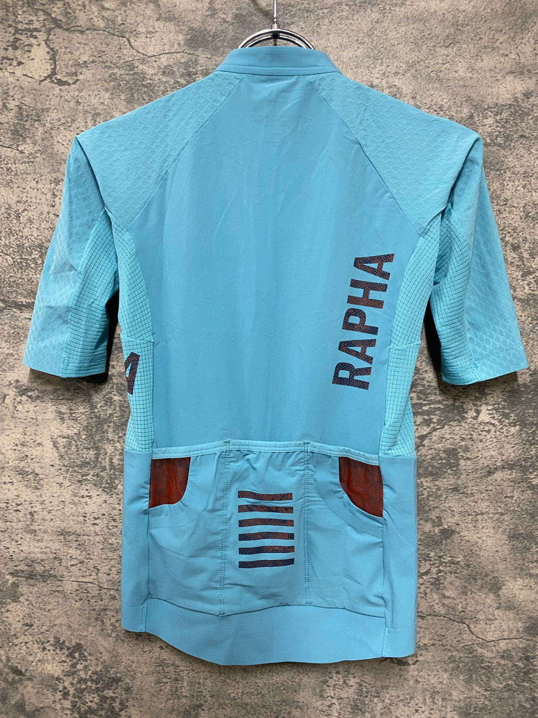 JG328 ラファ Rapha PRO TEAM GRAVEL JERSEY 半袖 サイクルジャージ 水色 XS