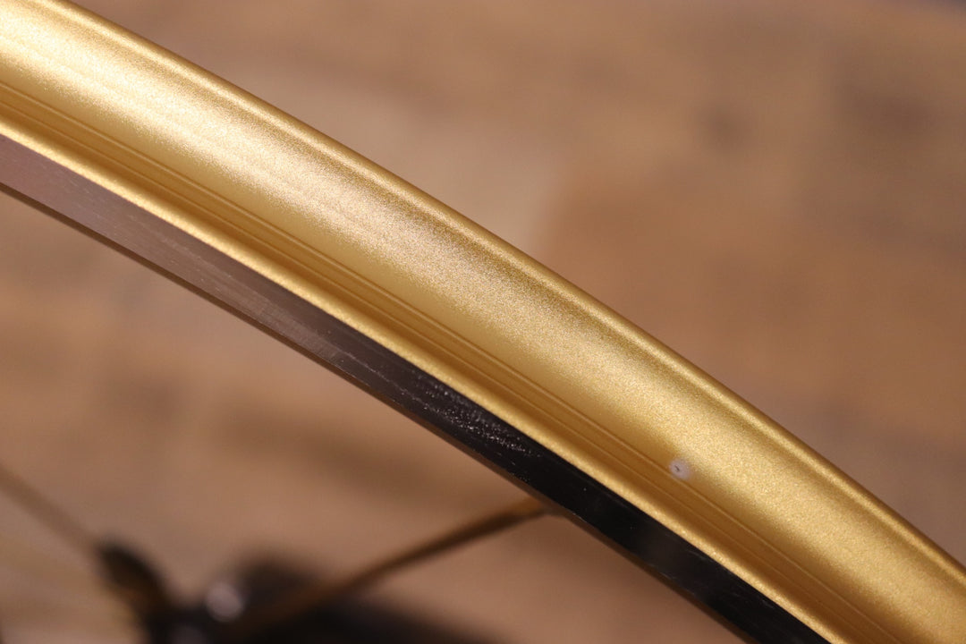 カンパニョーロ CAMPAGNOLO シャマルウルトラ SHAMAL ULTRA GOLD アルミ チューブラー フロントホイール ※付属品無し 【さいたま浦和店】