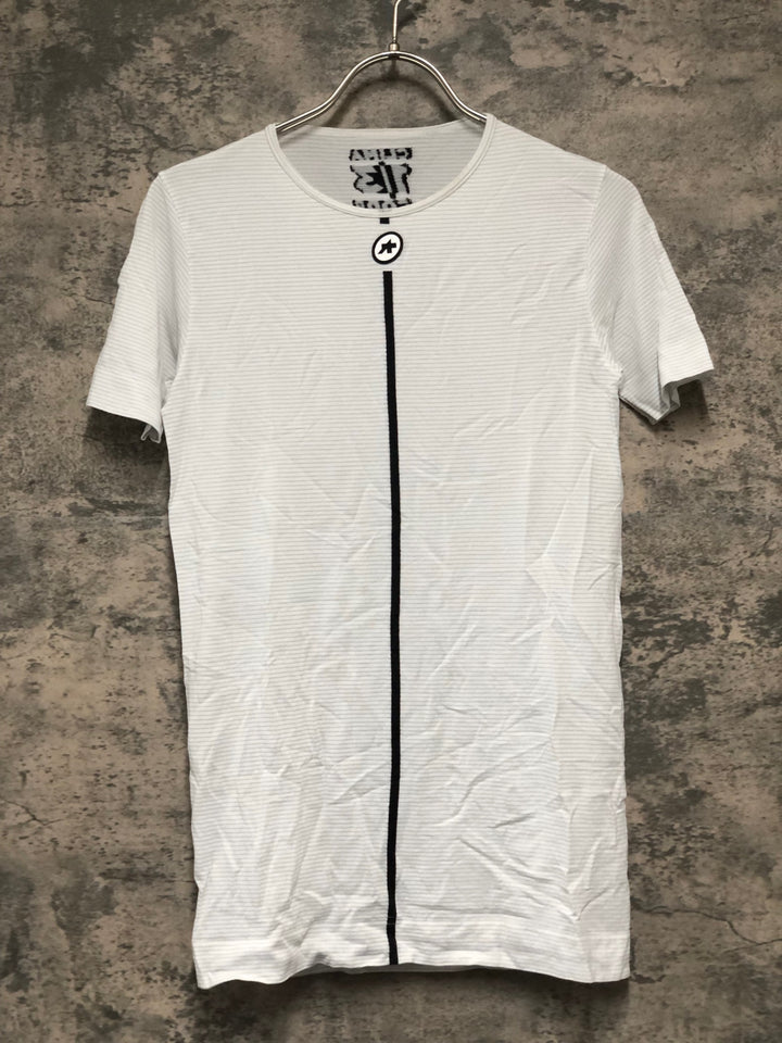 KK264 アソス assos SKIN LAYER CLIMA 1/3 CADE ノースリーブ ベースレイヤー 白 XS/S