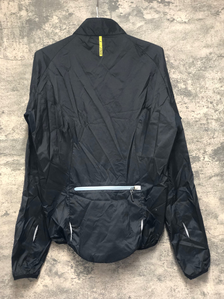 JU792 マヴィック MAVIC 長袖 ウィンドブレーカー 黒 S