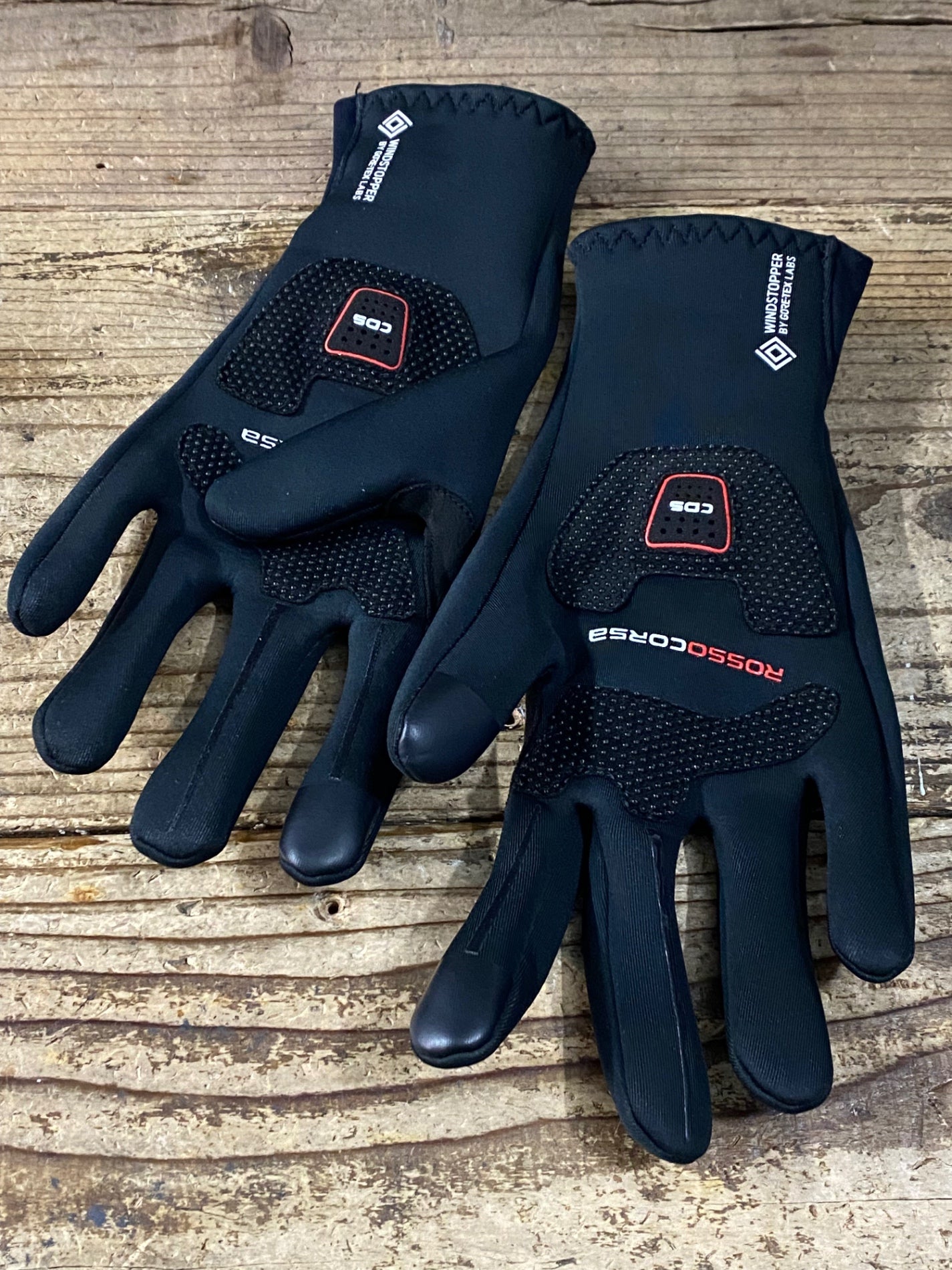 JV788 カステリ CASTELLI Perfetto 長指ウィンターグローブ 黒