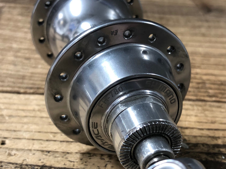 KM542 シマノ SHIMANO デュラエース DURA-ACE FH-7801 HB-7800 前後ハブセット 32H/32H