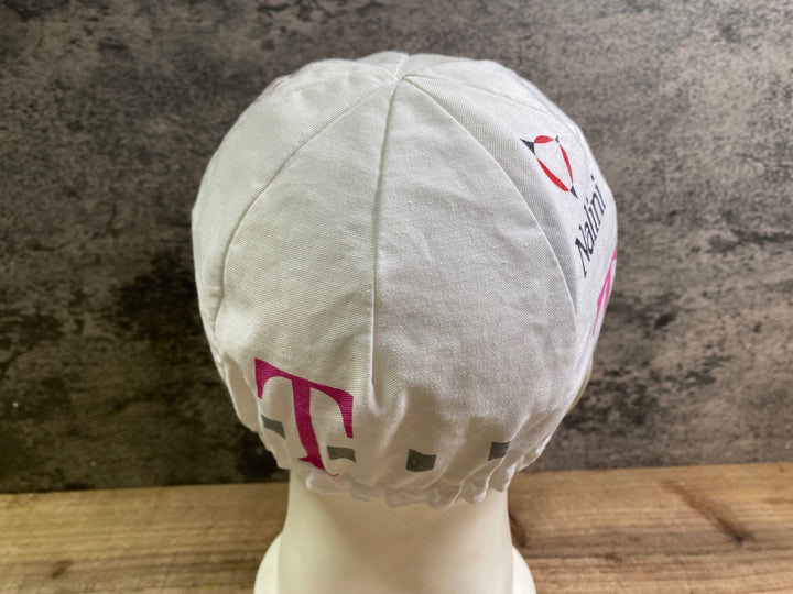 JJ280 ナリーニ Nalini Team Deutsche Telekom サイクルキャップ 白ピンク