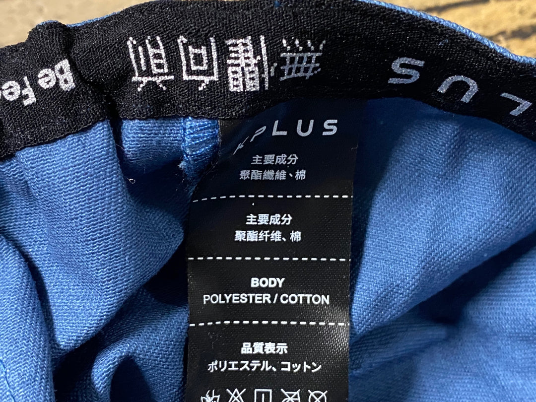 KI102 KPLUS サイクルキャップ 青 フリーサイズ