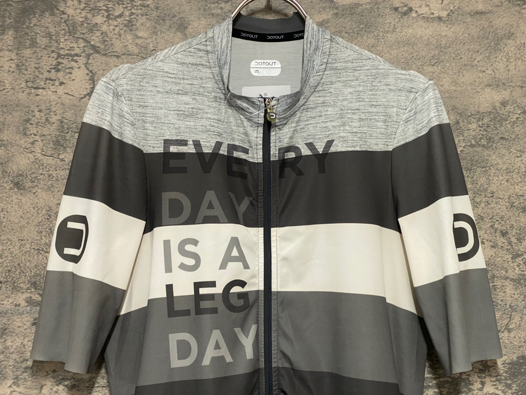 KM233 ドットアウト DOTOUT COMBAT JERSEY 半袖 サイクルジャージ グレー M
