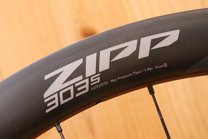 ジップ ZIPP 303 S カーボン チューブレスレディ ホイールセット シマノ 11S/12S フックレス 【芦屋店】