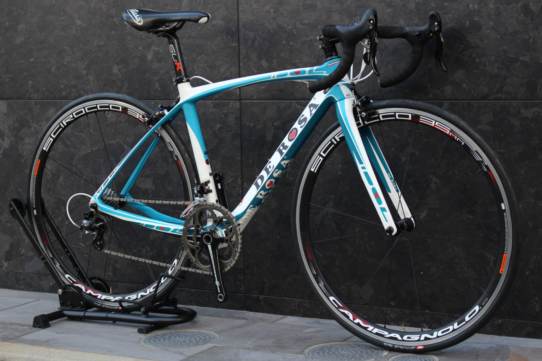 美品 デローザ DE ROSA カンパニョーロ アテナ カーボン デローザ DE ROSA アイドル IDOL 2015年モデル 47サイズ