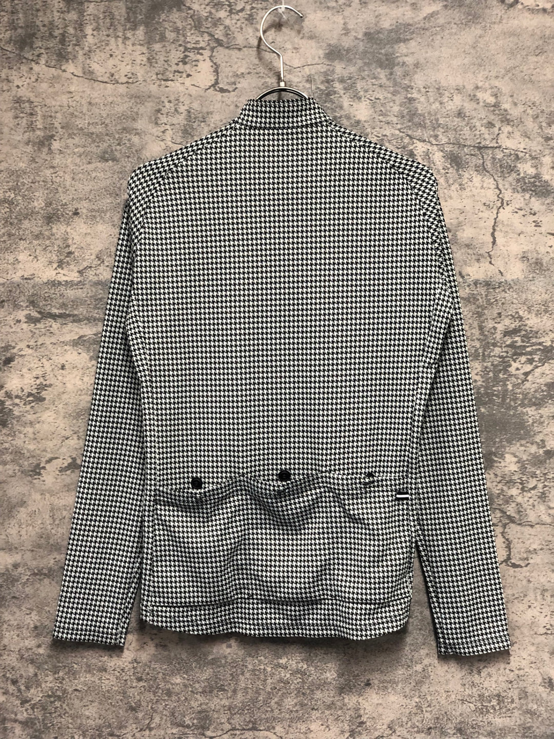 KL043 カペルミュール KAPELMUUR 長袖 サイクルジャージ 白黒 S