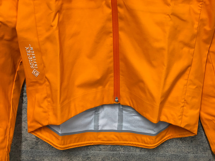 JS555 ラファ Rapha CLASSIC WINTER JACKET 長袖 サイクルジャケット オレンジ S GORE-TEX INFINIUM