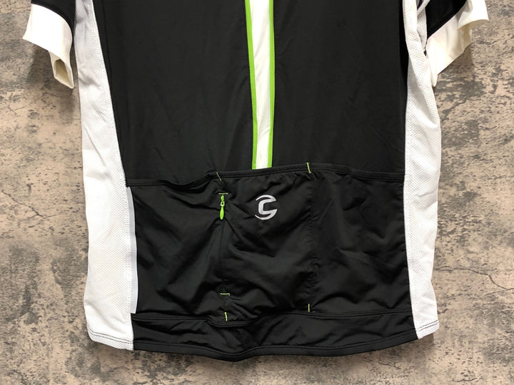KE123 キャノンデール CANNONDALE 半袖 サイクルジャージ 黒 L/G
