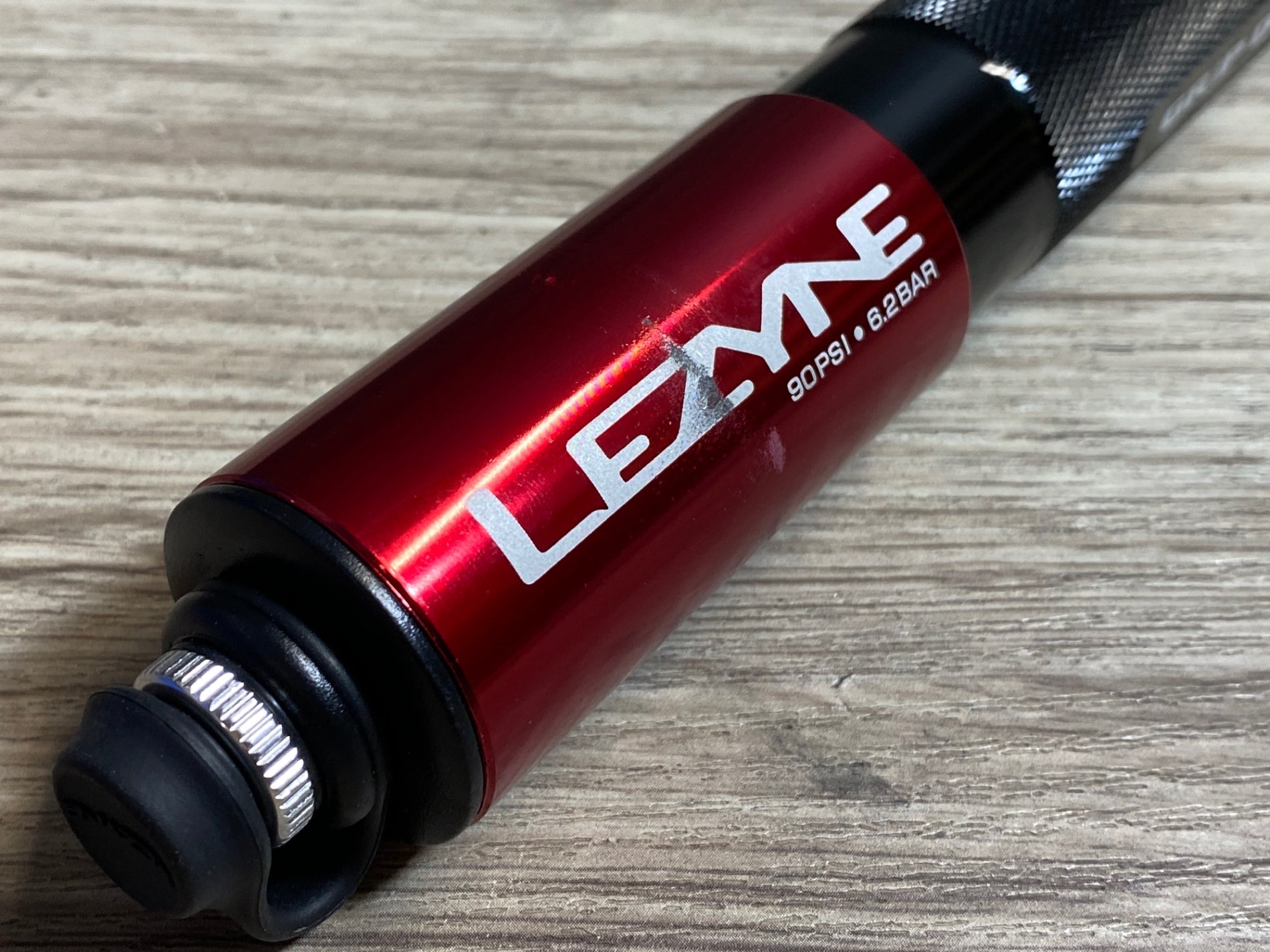 JP475 レザイン LEZYNE グリップドライブ GRIP DRIVE HV 携帯ポンプ 赤