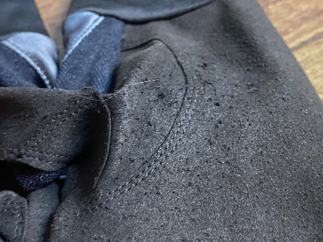 JK527 ルコックスポルティフ le coq sportif 長指 グローブ 黒 グレー S
