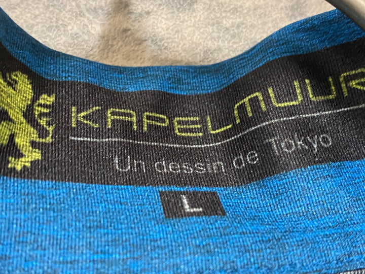 KB771 カペルミュール KAPELMUUR 半袖 サイクルジャージ ブルーグレー L