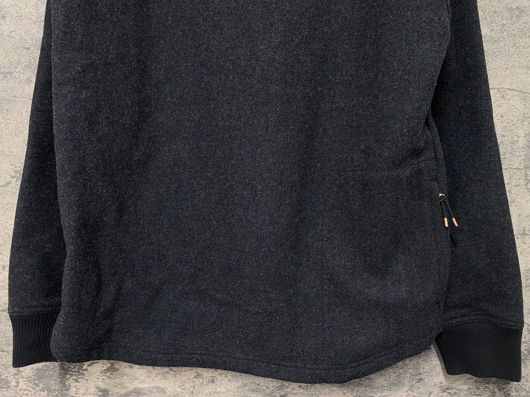 KB038 リーバイス Levi's 長袖 フーディ ツイードパーカー ダークグレー M 裏起毛