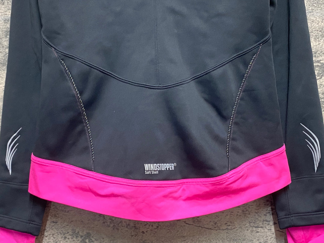 KM978 ゴアバイクウェア GORE BIKE WEAR 長袖 サイクルジャケット 黒 ASIA S レディース GORE WINDSTOPPER