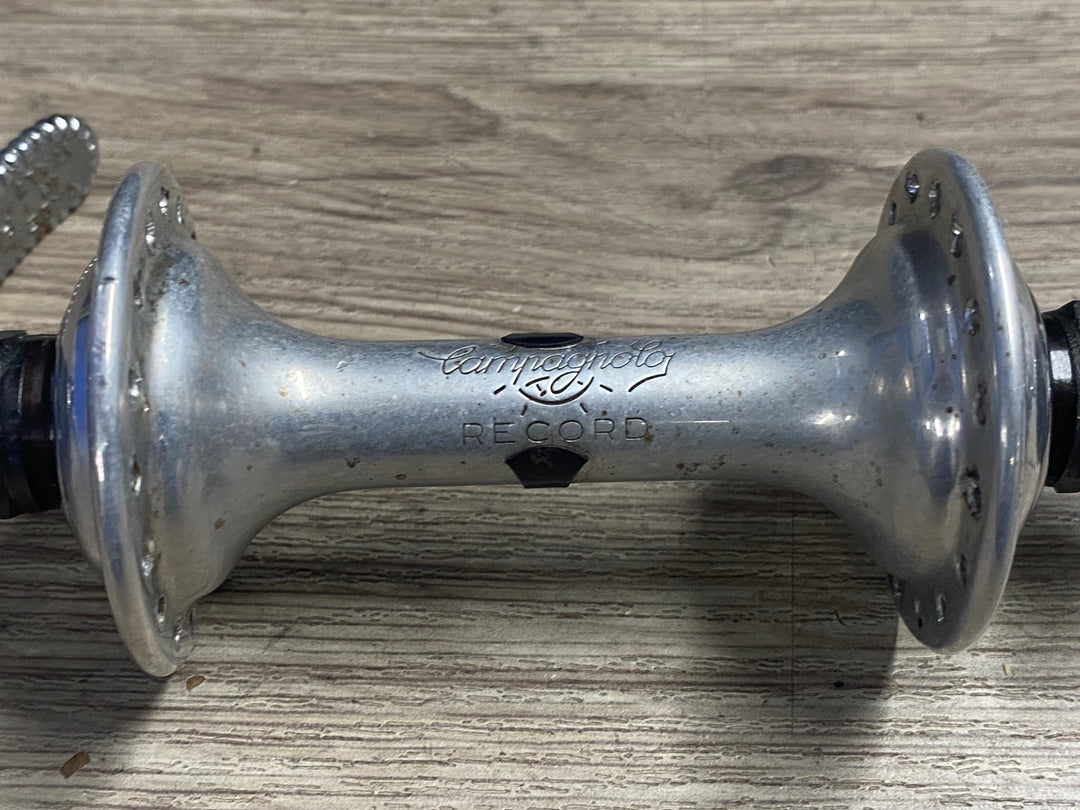 KI847 カンパニョーロ Campagnolo レコード RECORD ヴィンテージ フロントハブ 32H OLD100mm QR付