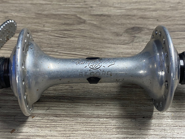 KI847 カンパニョーロ Campagnolo レコード RECORD ヴィンテージ フロントハブ 32H OLD100mm QR付