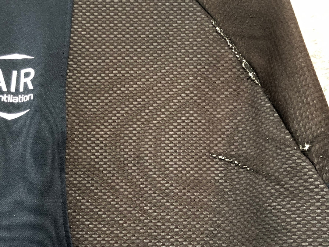 KK715 パールイズミ PEARL iZUMi 長袖 サイクルジャケット 黒 L 裏起毛 WIND BREAK ※破れのためジャンク