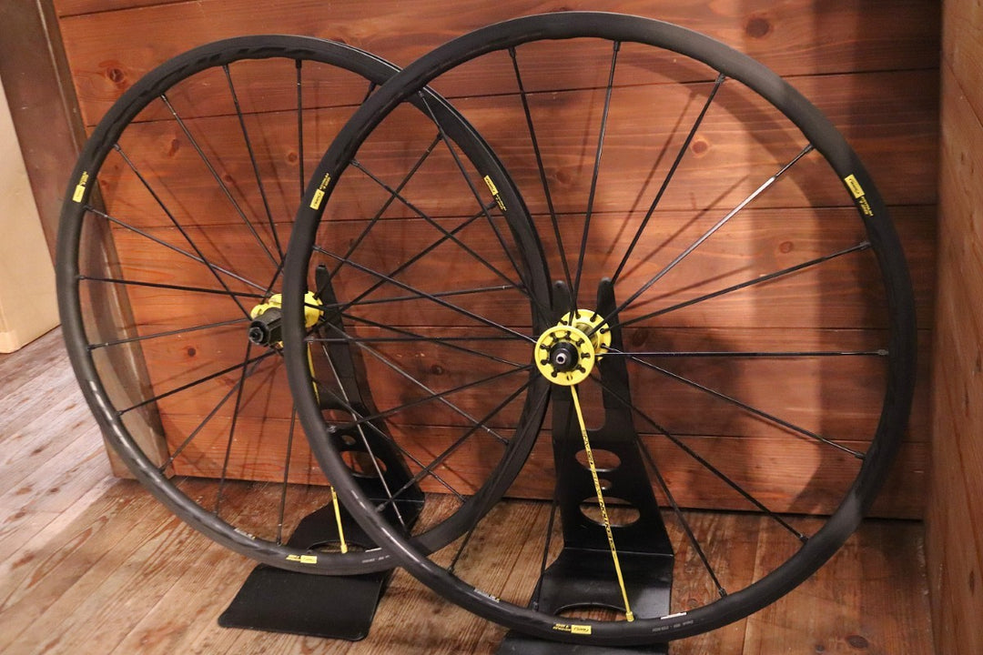 マビック MAVIC キシリウム KSYRIUM 125 アルミ クリンチャー ホイールセット カンパ 11S/12S ナローリム 15C 【東京南麻布店】