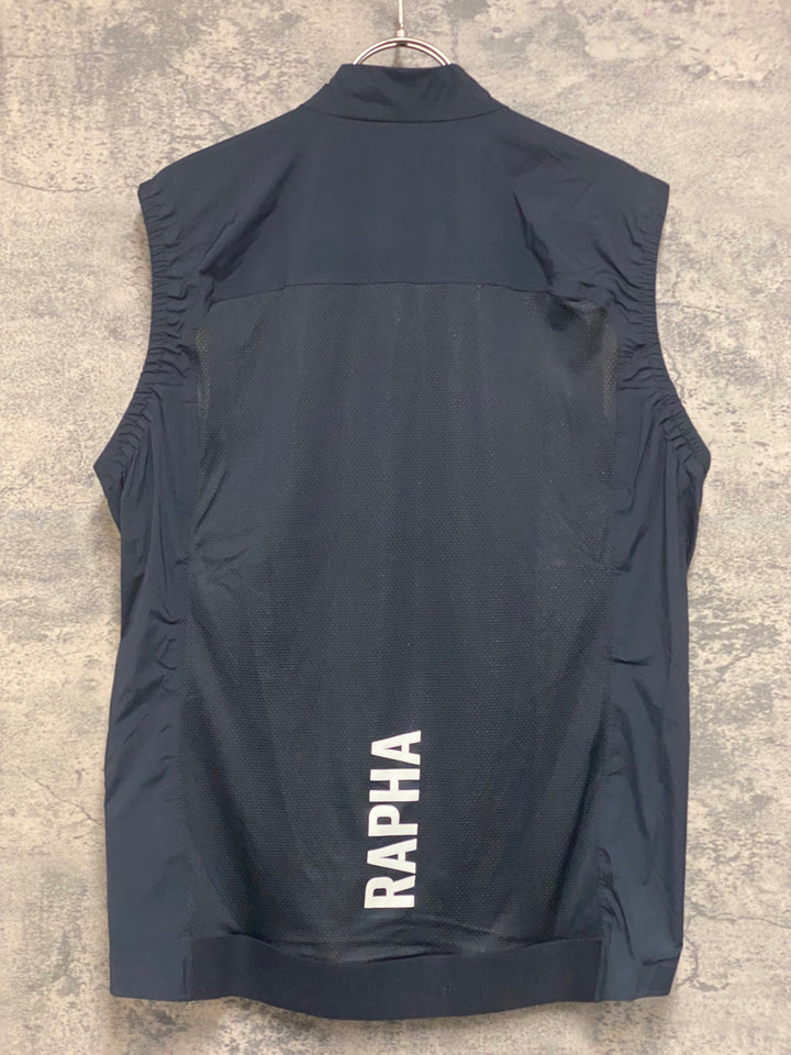 KF449 ラファ Rapha PRO TEAM LIGHTWEIGHT GILET ジレ サイクルベスト 黒 XL