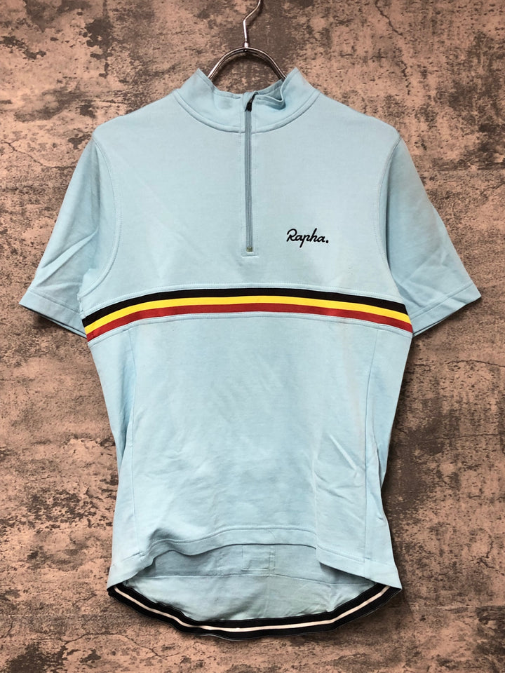 JT800 ラファ RAPHA CLUB JERSEY 半袖 サイクルジャージ M 水色