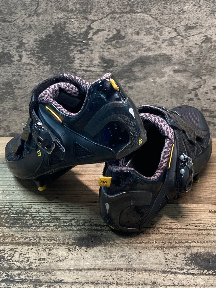 JR402 マヴィック MAVIC ゼリウム ZXELLIUM ULTIMATE ビンディングシューズ SPD-SL 黒 EU39 1/3
