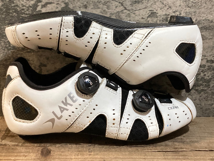 KD062 レイク LAKE CX241 ビンディングシューズ EU41 白