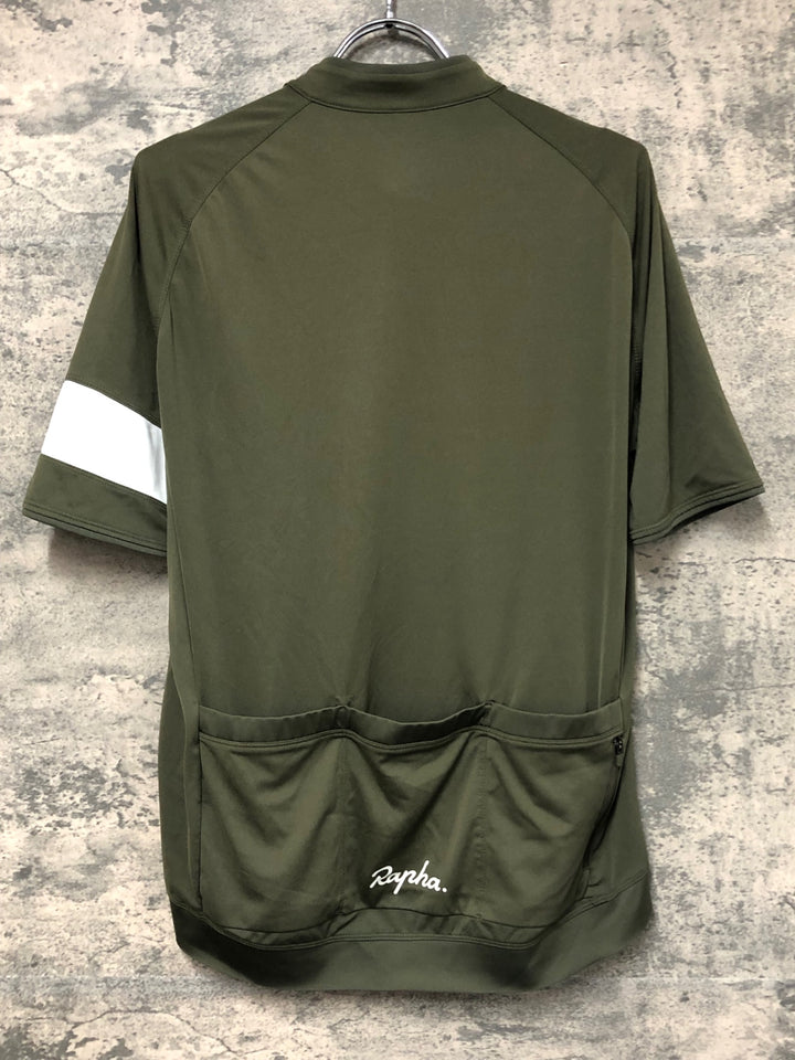 JV868 ラファ Rapha CORE JERSEY 半袖 サイクルジャージ オリーブ XL