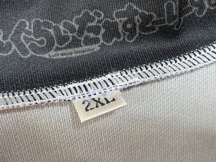 JQ010 アウローラ AURORA 半袖 サイクルジャージ 赤 黒 2XL ろんぐらいだぁすとーりーず!