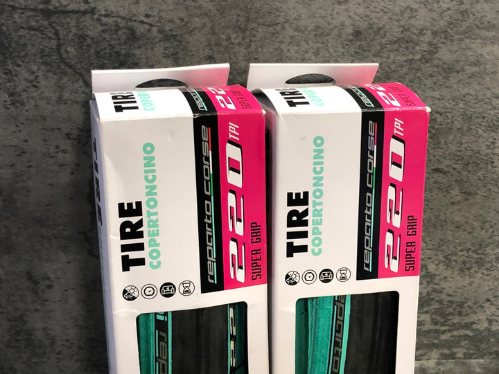JY024 ビアンキ BIANCHI レパルトコルサ REPARTO CORSE 220TPI 700x25C クリンチャー タイヤチューブ 2本セット 未使用