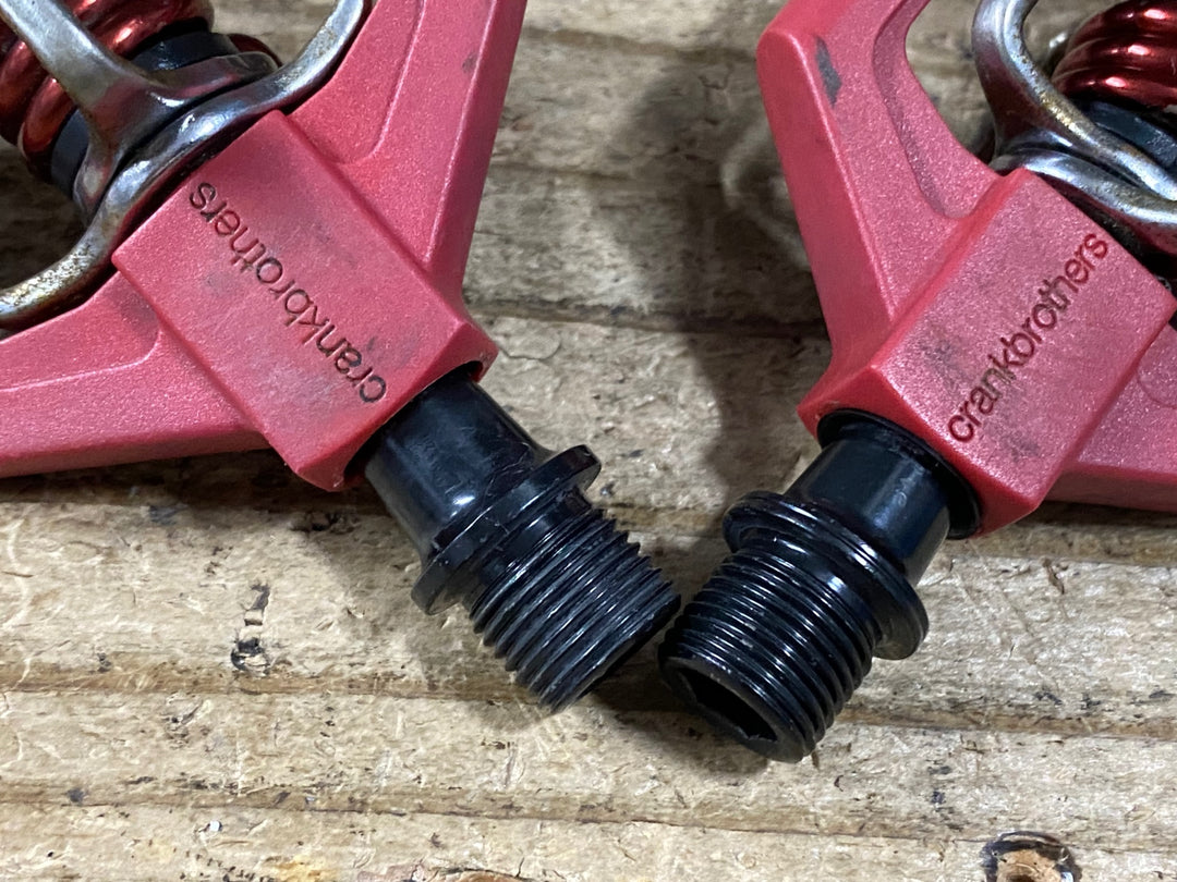JN531 クランクブラザーズ crankbrothers キャンディ CANDY1 ビンディングペダル 赤 樹脂
