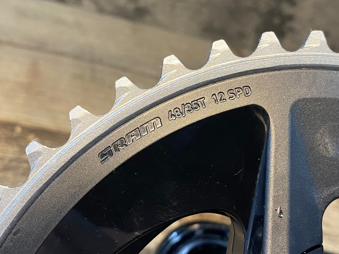 JU956 スラム SRAM ライバル RIVAL 12s axs Power Meter パワーメーター クランクセット 48/35T 175mm DUB 接続確認済