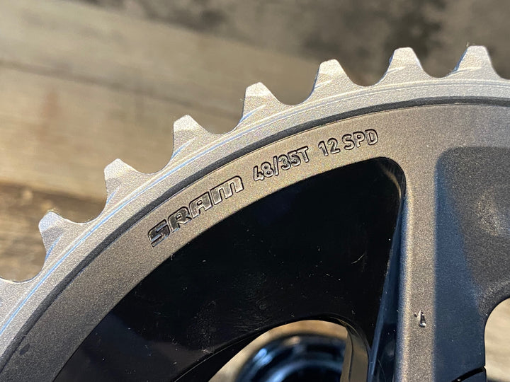JU956 スラム SRAM ライバル RIVAL 12s axs Power Meter パワーメーター クランクセット 48/35T 175mm DUB 接続確認済