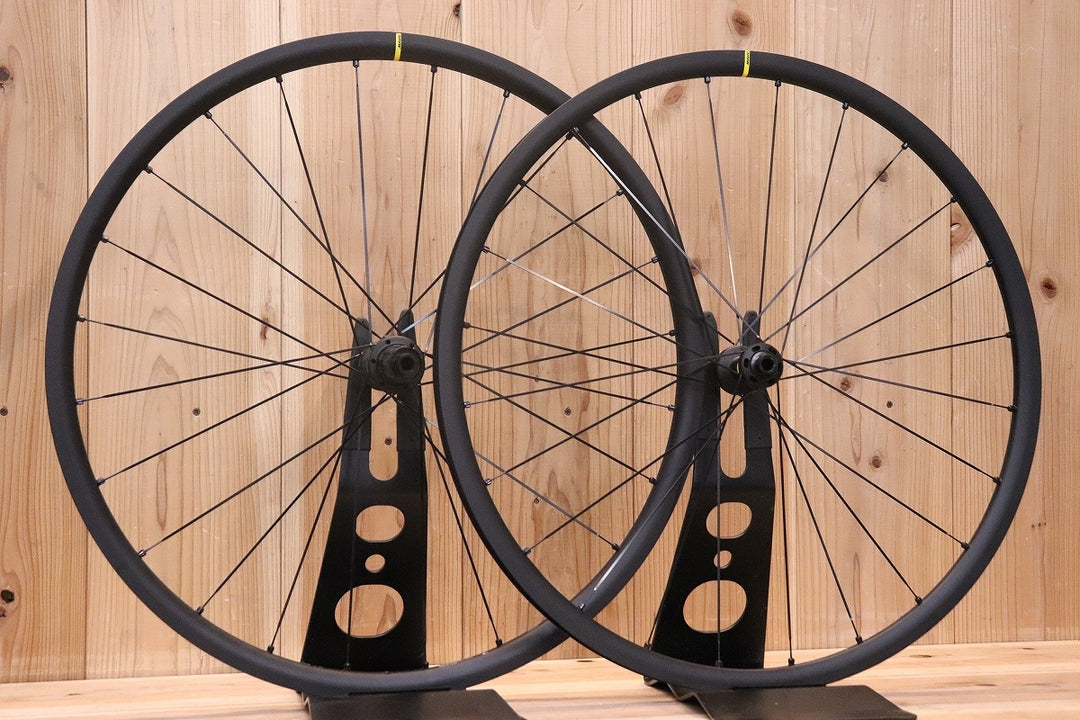 マヴィック MAVIC キシリウム KSYRIUM S25 DISC アルミ チューブレスレディ ホイールセット シマノ 11S/12S 19C 【芦屋店】