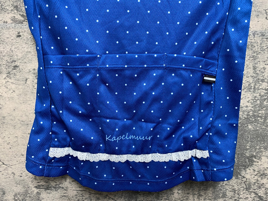 JO888 カペルミュール KAPELMUUR 半袖 サイクルジャージ ネイビー ドット 36 レディース